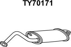 Veneporte TY70171 - End Silencer autospares.lv