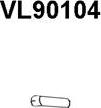 Veneporte VL90104 - Exhaust Pipe autospares.lv