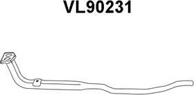 Veneporte VL90231 - Exhaust Pipe autospares.lv