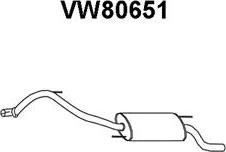 Veneporte VW80651 - End Silencer autospares.lv