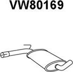 Veneporte VW80169 - Middle Silencer autospares.lv