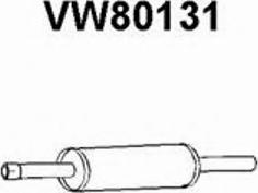 Veneporte VW80131 - Middle Silencer autospares.lv