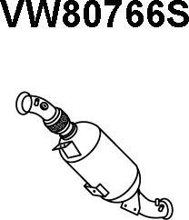 Veneporte VW80766S - Soot / Particulate Filter, exhaust system autospares.lv