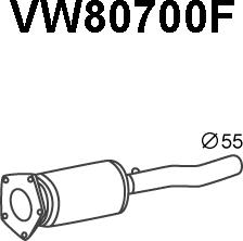 Veneporte VW80700F - Soot / Particulate Filter, exhaust system autospares.lv