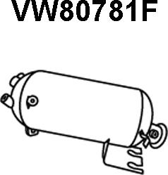 Veneporte VW80781F - Soot / Particulate Filter, exhaust system autospares.lv