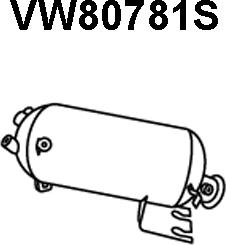 Veneporte VW80781S - Soot / Particulate Filter, exhaust system autospares.lv