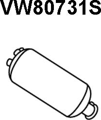 Veneporte VW80731S - Soot / Particulate Filter, exhaust system autospares.lv