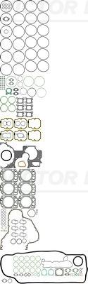 Victor Reinz 01-35145-02 - Full Gasket Set, engine autospares.lv