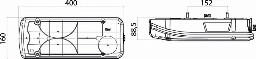 VIGNAL 156350 - Combination Rearlight autospares.lv