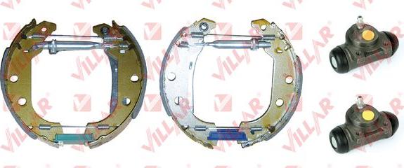 Villar 608.9128 - Brake Shoe Set autospares.lv