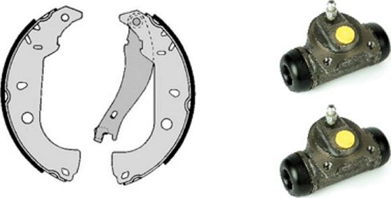 Villar 608.8084 - Brake Shoe Set autospares.lv