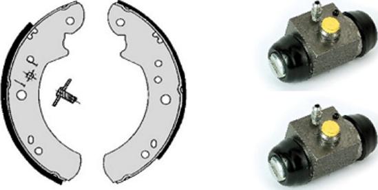 Villar 608.8072 - Brake Shoe Set autospares.lv