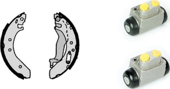 Villar 608.8103 - Brake Shoe Set autospares.lv