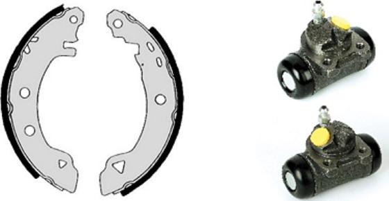 Villar 608.7949 - Brake Shoe Set autospares.lv