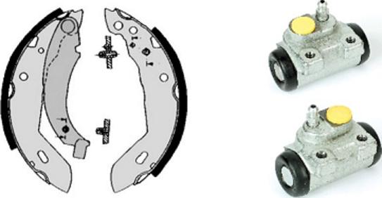 Villar 608.7951 - Brake Shoe Set autospares.lv