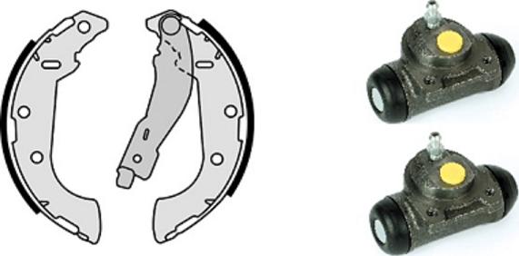 Villar 608.7966 - Brake Shoe Set autospares.lv