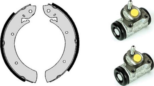 Villar 608.7890 - Brake Shoe Set autospares.lv