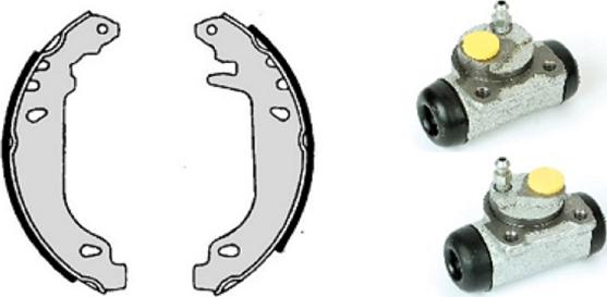 Villar 608.7898 - Brake Shoe Set autospares.lv