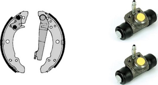 Villar 608.7883 - Brake Shoe Set autospares.lv