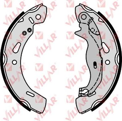 Villar 629.0445 - Brake Shoe Set autospares.lv