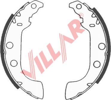 Villar 629.0569 - Brake Shoe Set autospares.lv