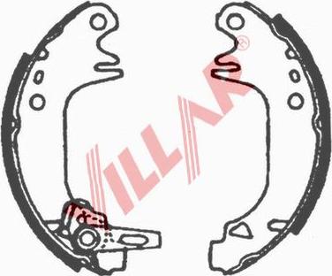 Villar 629.0564 - Brake Shoe Set autospares.lv