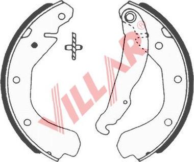 Villar 629.0560 - Brake Shoe Set autospares.lv