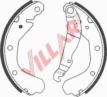 Villar 629.0561 - Brake Shoe Set autospares.lv