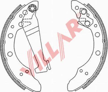 Villar 629.0503 - Brake Shoe Set autospares.lv