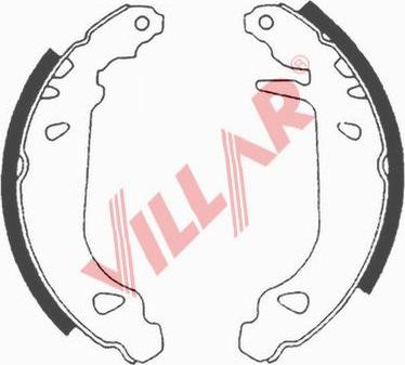 Villar 629.0589 - Brake Shoe Set autospares.lv