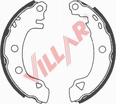 Villar 629.0578 - Brake Shoe Set autospares.lv