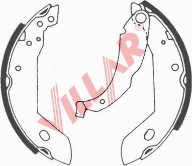 Villar 629.0573 - Brake Shoe Set autospares.lv