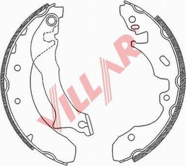 Villar 629.0694 - Brake Shoe Set autospares.lv