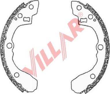 Villar 629.0698 - Brake Shoe Set autospares.lv