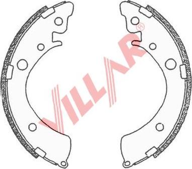 Villar 629.0697 - Brake Shoe Set autospares.lv