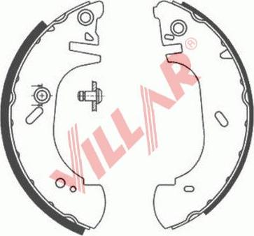 Villar 629.0655 - Brake Shoe Set autospares.lv