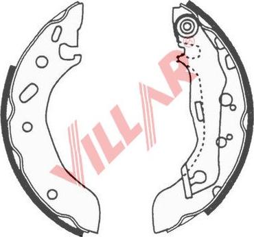 Villar 629.0656 - Brake Shoe Set autospares.lv