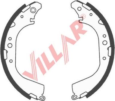 Villar 629.0668 - Brake Shoe Set autospares.lv