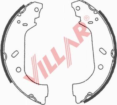 Villar 629.0639 - Brake Shoe Set autospares.lv