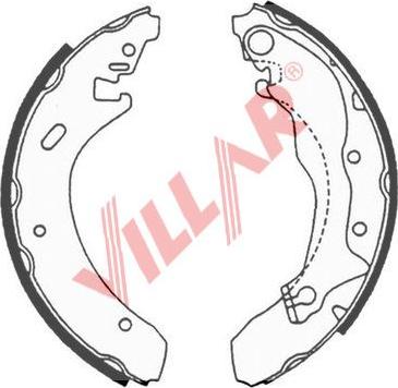 Villar 629.0631 - Brake Shoe Set autospares.lv