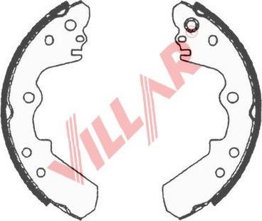 Villar 629.0621 - Brake Shoe Set autospares.lv