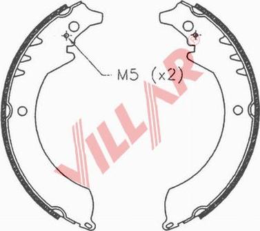 Villar 629.0679 - Brake Shoe Set autospares.lv