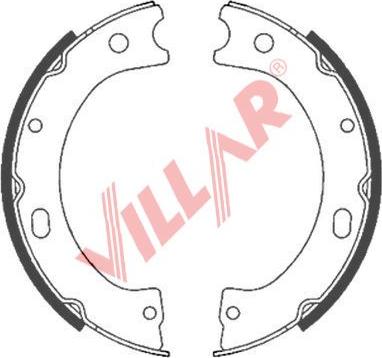 Villar 629.0854 - Brake Shoe Set, parking brake autospares.lv