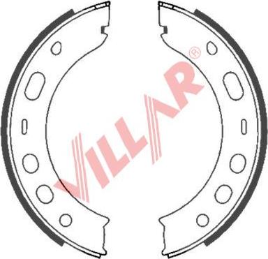 Villar 629.0851 - Brake Shoe Set, parking brake autospares.lv