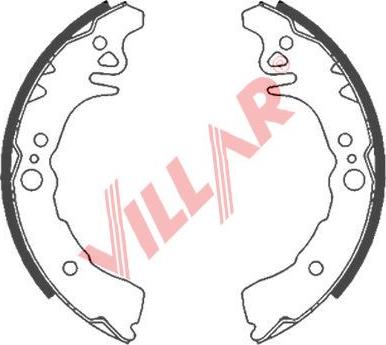 Villar 629.0852 - Brake Shoe Set autospares.lv