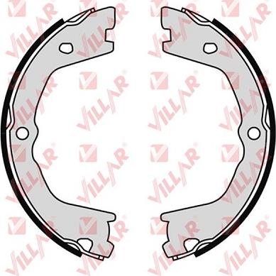 Villar 629.0857 - Brake Shoe Set, parking brake autospares.lv