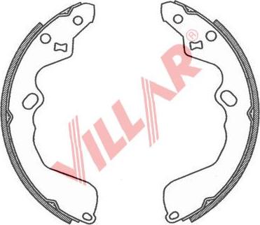 Villar 629.0806 - Brake Shoe Set autospares.lv