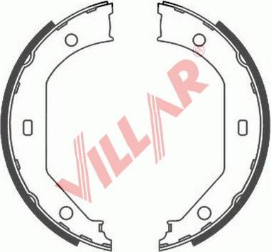 Villar 629.0810 - Brake Shoe Set, parking brake autospares.lv