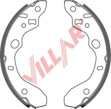 Villar 629.0882 - Brake Shoe Set autospares.lv