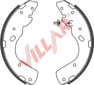 Villar 629.0834 - Brake Shoe Set autospares.lv